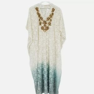 Soft Surroundings Lace Ombre Caftan